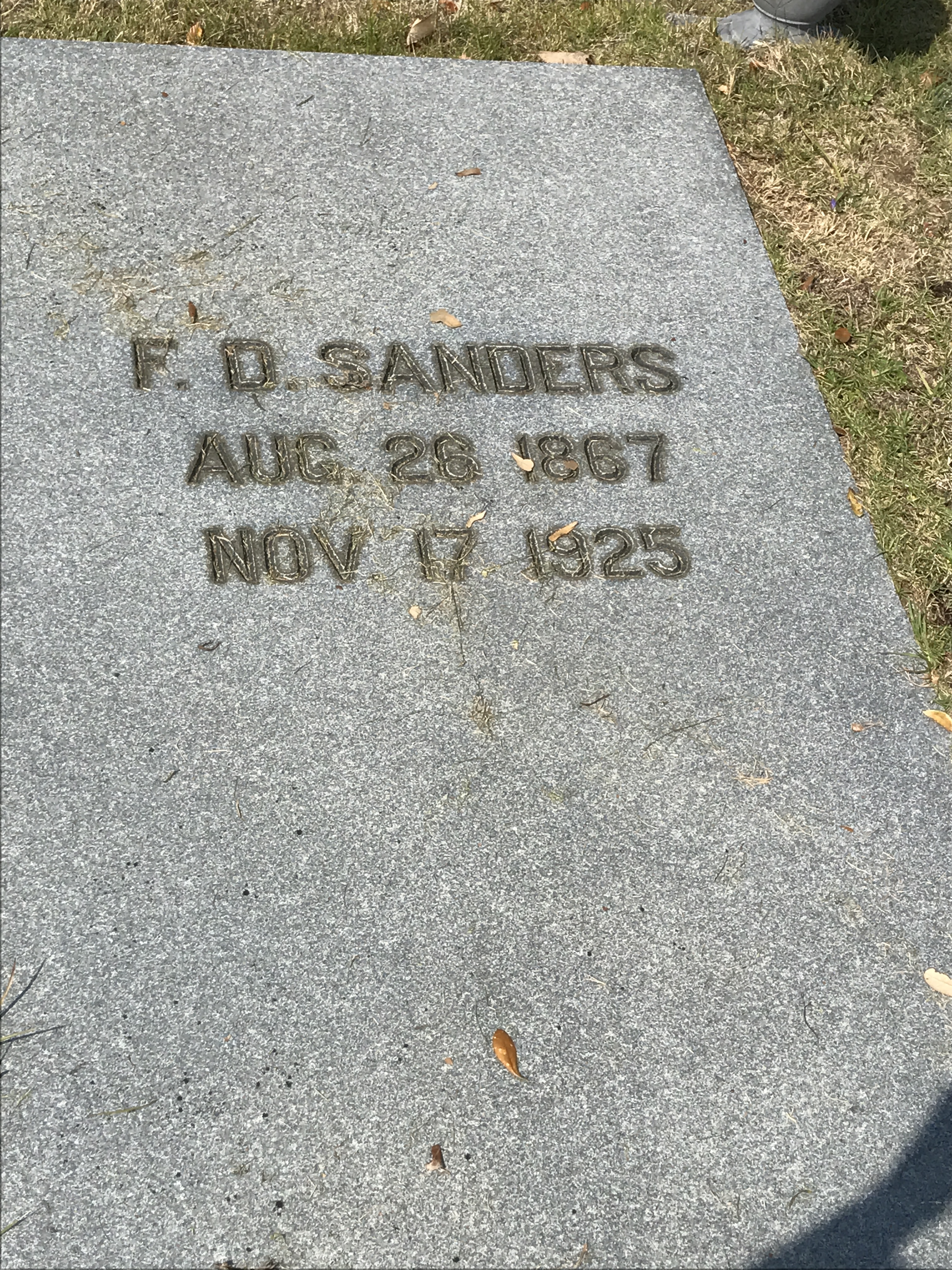 Frank Dent Sr. Sanders